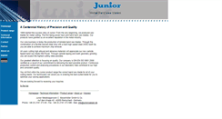 Desktop Screenshot of juniorsaegen.de